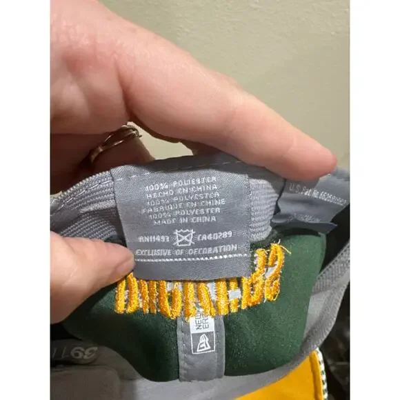 Mens Green Bay Packers NFL NEW ERA 39Thirty Fitted Hat Cap Medium-large - Picture 5 of 7